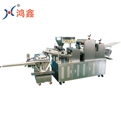 Control Panel Automatic Bread Forming Production Line With 9 Blades Cutting