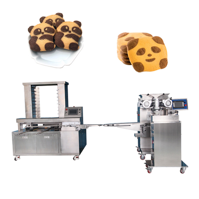 Fully Automatic 3.5kw Power Cute Cartoon Panda Cookie Production Line Machine