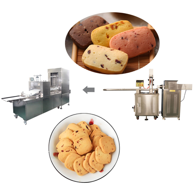High Capacity 80-260 Pieces Per Minutes Frozen Cookie Production Line Equipment