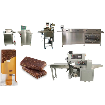 Fully Automatic Commercial Protein Energy Bar Making Machine Production Line With Packing Machine