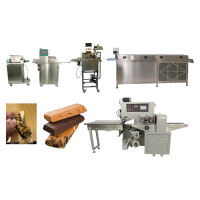 Automatic Chocolate Date Paste Fruit Bar Production Line Equipped Packing Machine