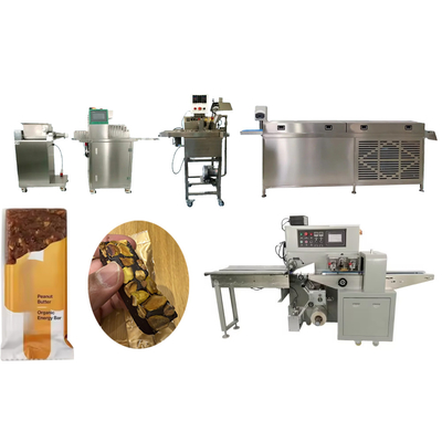 Snacks Protein Bar Making Machine Production Line With Packing Machine
