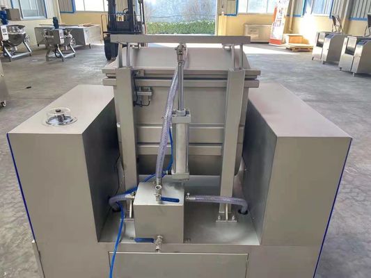 Horizontal Vacuum Flour Dough Mixer Industrial Bakery Equipment 50KG Capacity